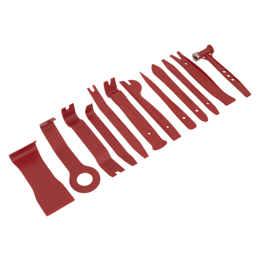 Sealey Trim & Upholstery Removal Tool Set Resilient Nylon - 12 Pieces RT12KIT