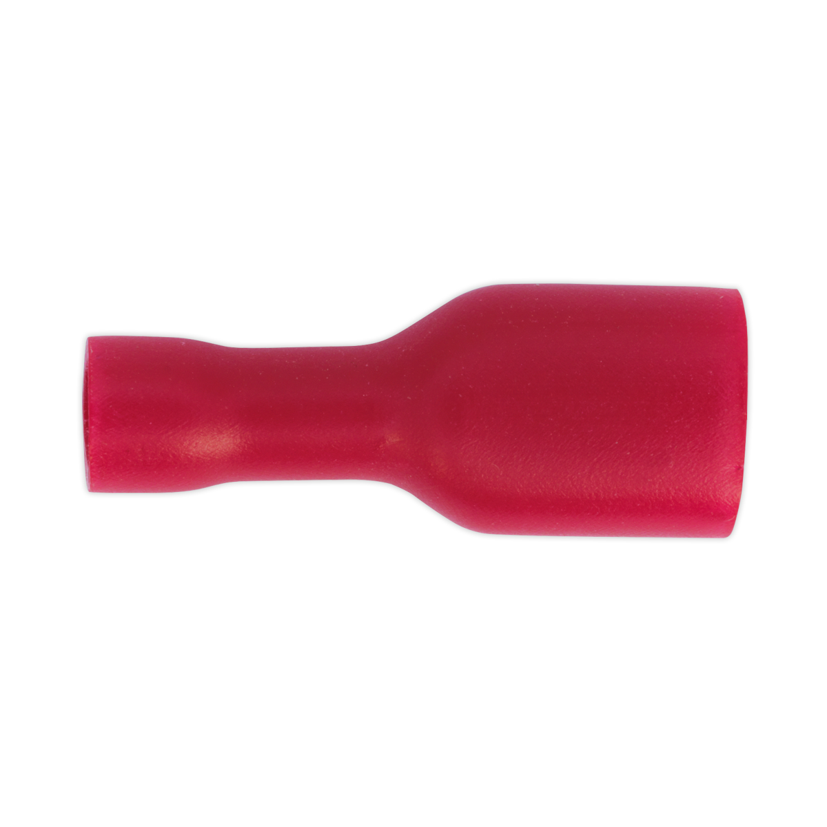 Sealey Fully Insulated Terminal 6.3mm Female Electrical Red Pack of 100 Pcs RT16