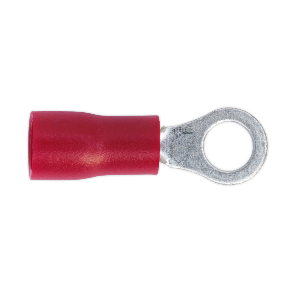 Sealey Easy Entry Ring Wire Terminal 4.3mm 4BA Electrical Red Pack of 100 RT24