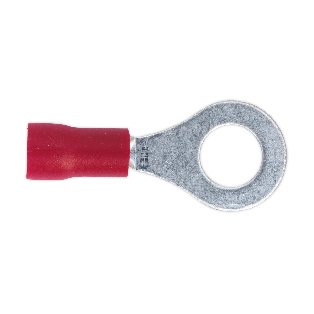 Sealey Easy Entry Ring Wire Terminal 6.4mm Electrical Red Pack of 100 Pcs RT26