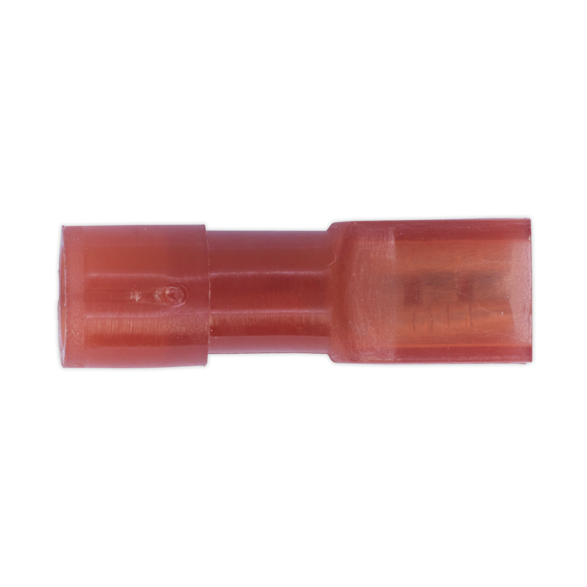 Sealey Fully Insulated Wire Terminal 2.8mm Female Electrical Red 100 Pieces RT28