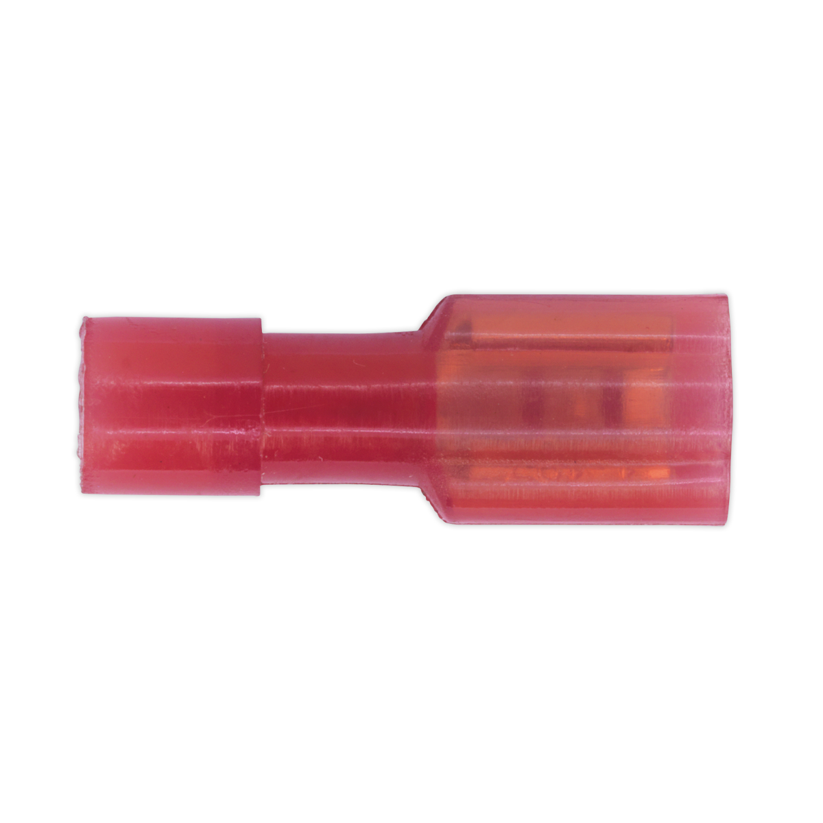 Sealey Fully Insulated Wire Terminal 4.7mm Female Electrical Red 100 Pieces RT30