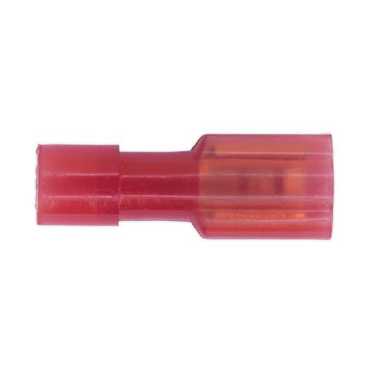 Sealey Fully Insulated Wire Terminal 4.7mm Female Electrical Red 100 Pieces RT30