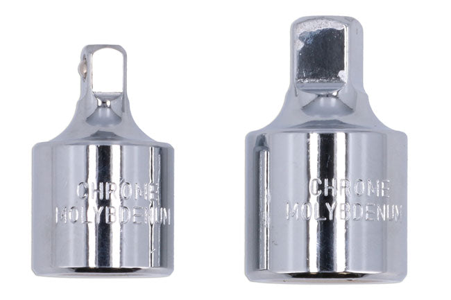 LASER 0102 Ratchet Increasing/Reducing Adapter Set Chrome-Molybdenum Steel