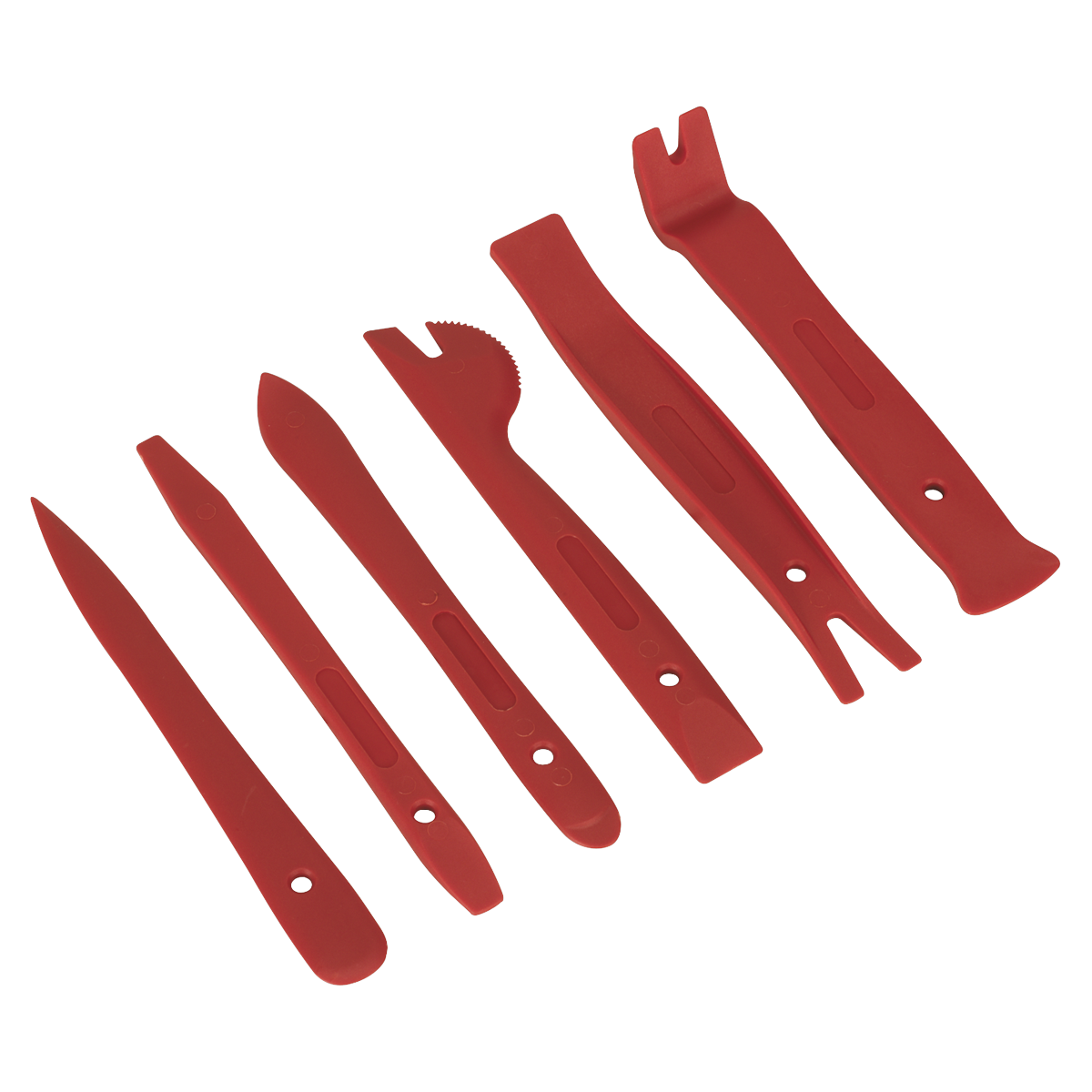 Sealey Mini Panel Removal Set From Resilient Nylon 6 Pieces - Red RT6KIT