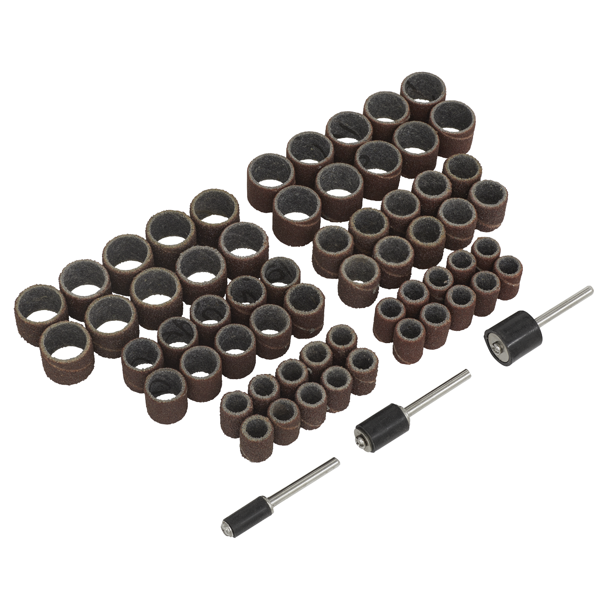 Sealey Rotary Tool Sanding Bands Set 1mm Diameter Wheel Size 63 Pieces RTA63SB