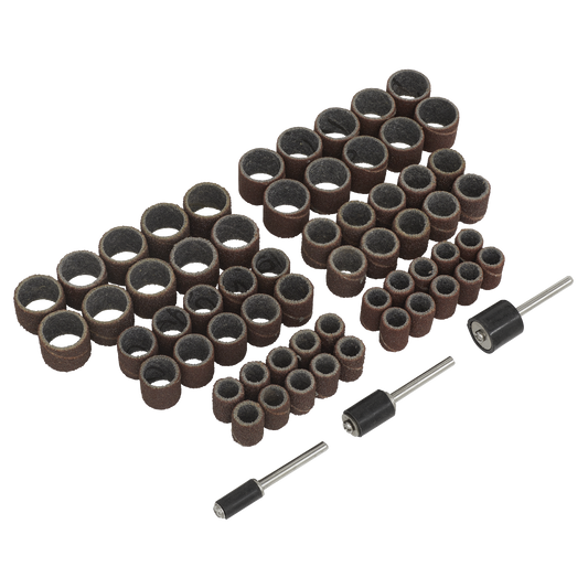 Sealey Rotary Tool Sanding Bands Set 1mm Diameter Wheel Size 63 Pieces RTA63SB