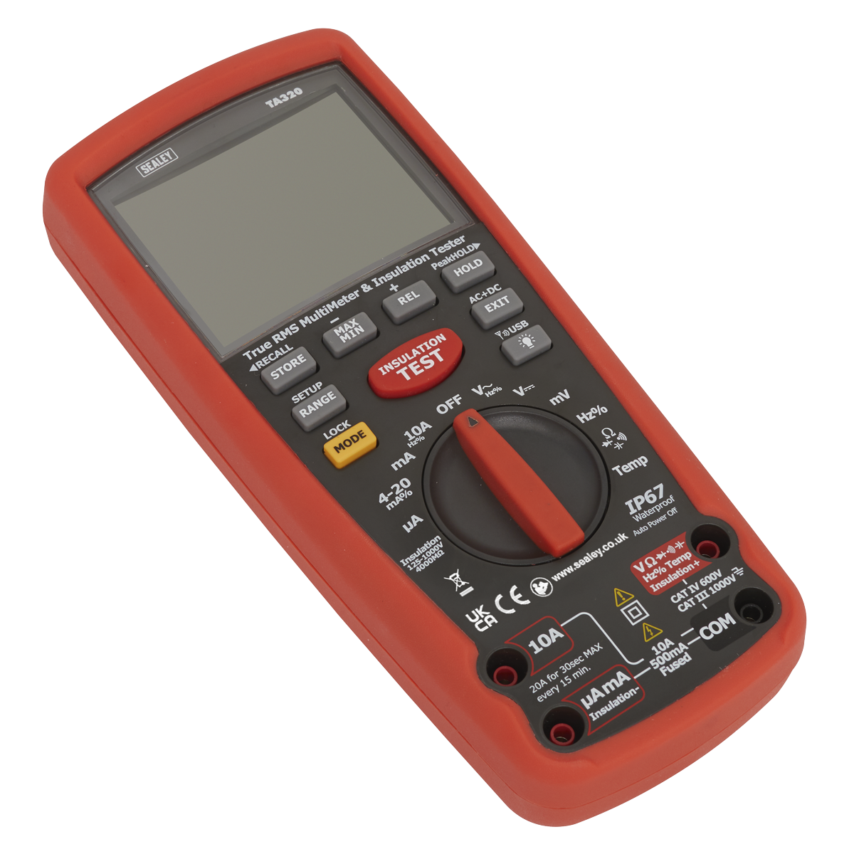 Sealey Digital Automotive Analyser Insulation Tester For Hybrid Vehicles TA320