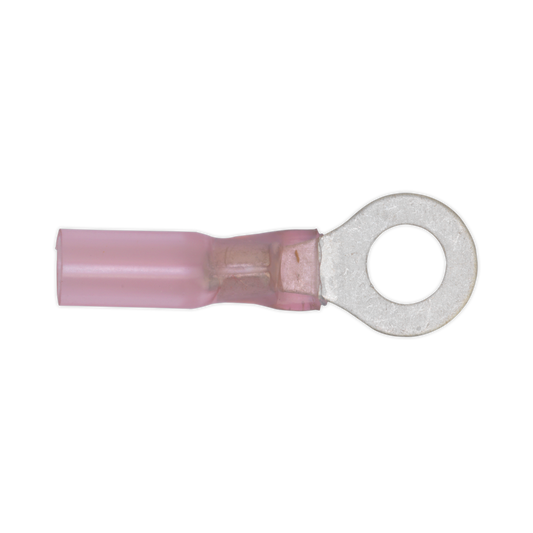 Sealey Heat Shrink Terminal 5.3mm Ring Red 22-18 AWG Pack of 25 Pieces RTSR2553