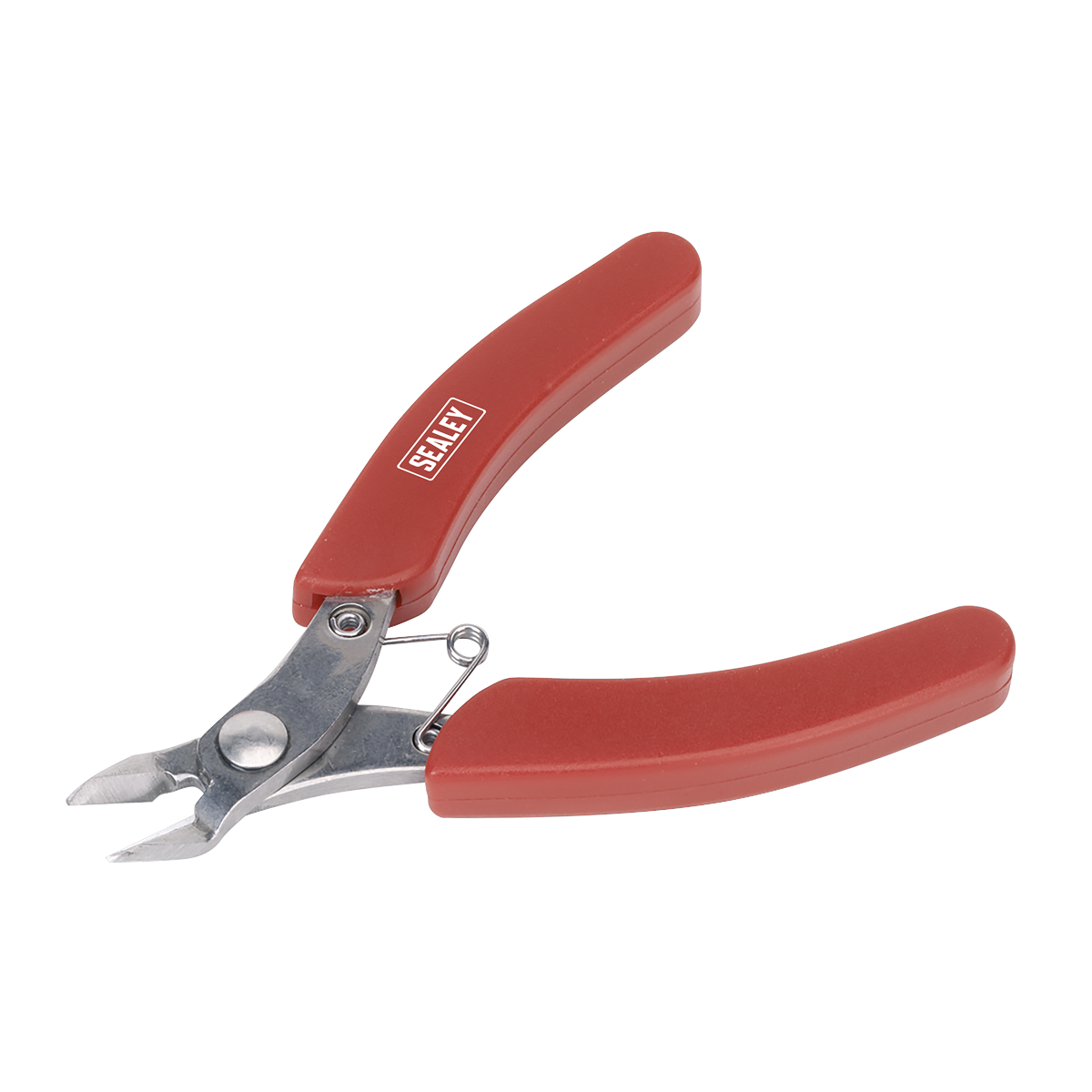 Sealey Cutting Nipper Stainless Steel With Spring-Return 110mm Red AK2254