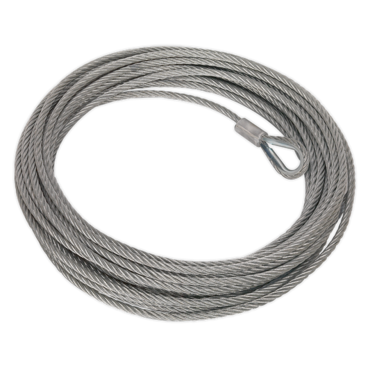 Sealey Wire Rope 13mm x 25m Line Pull For RW8180 Wireless Winch RW8180.WR