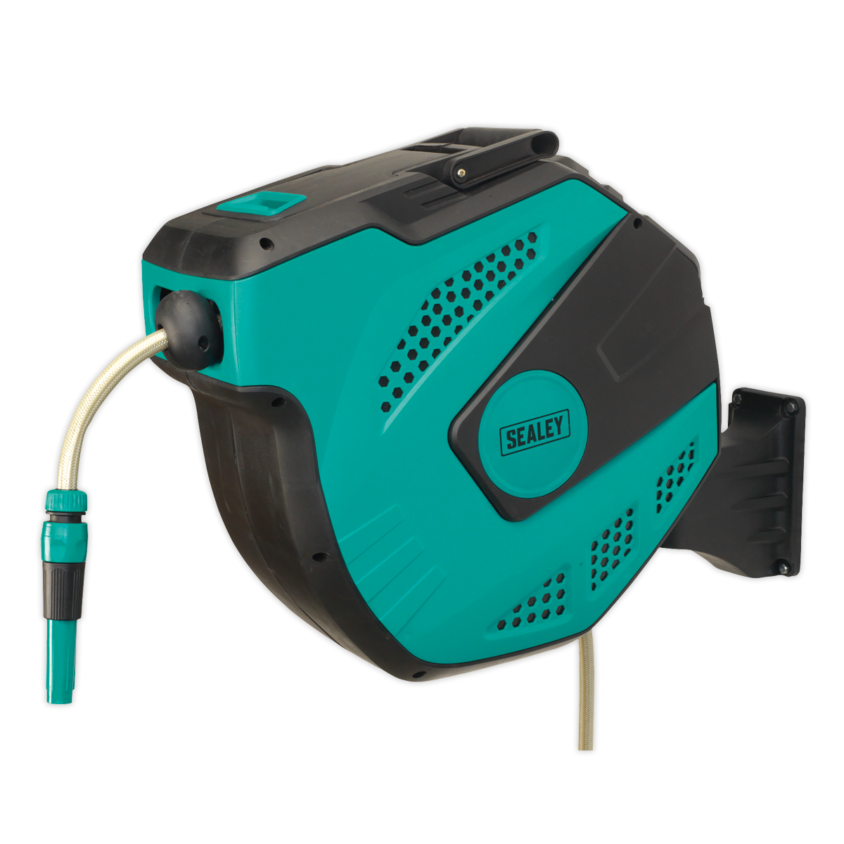 Sealey Auto Rewind Control Garden Hose Reel Auto Layering Mechanism 30mtr RWH30