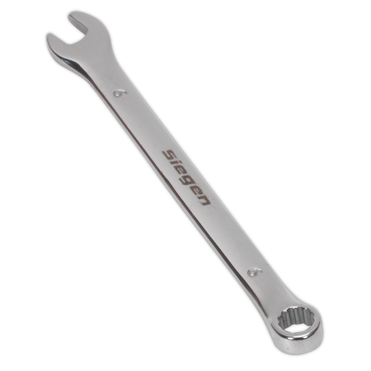 Sealey WallDrive Combi Spanner Chrome Vanadium Steel Polished Finish 6mm S01006