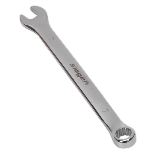 Sealey WallDrive Combi Spanner Chrome Vanadium Steel Polished Finish 7mm S01007