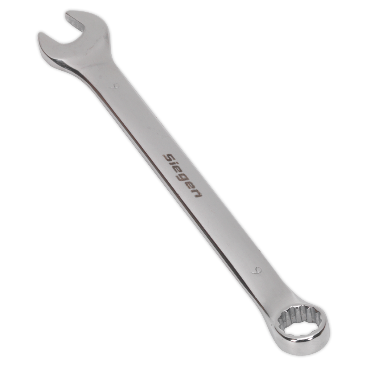 Sealey WallDrive Combi Spanner Chrome Vanadium Steel Polished Finish 9mm S01009