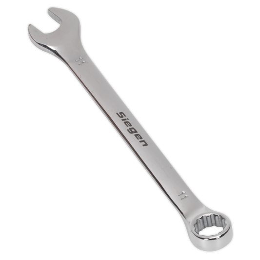 Sealey WallDrive Combi Spanner Chrome Vanadium Steel Polished Finish 11mm S01011