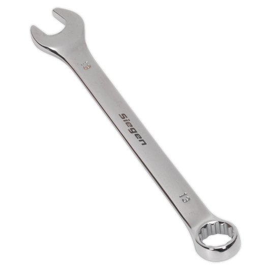 Sealey WallDrive Combi Spanner Chrome Vanadium Steel Polished Finish 13mm S01013