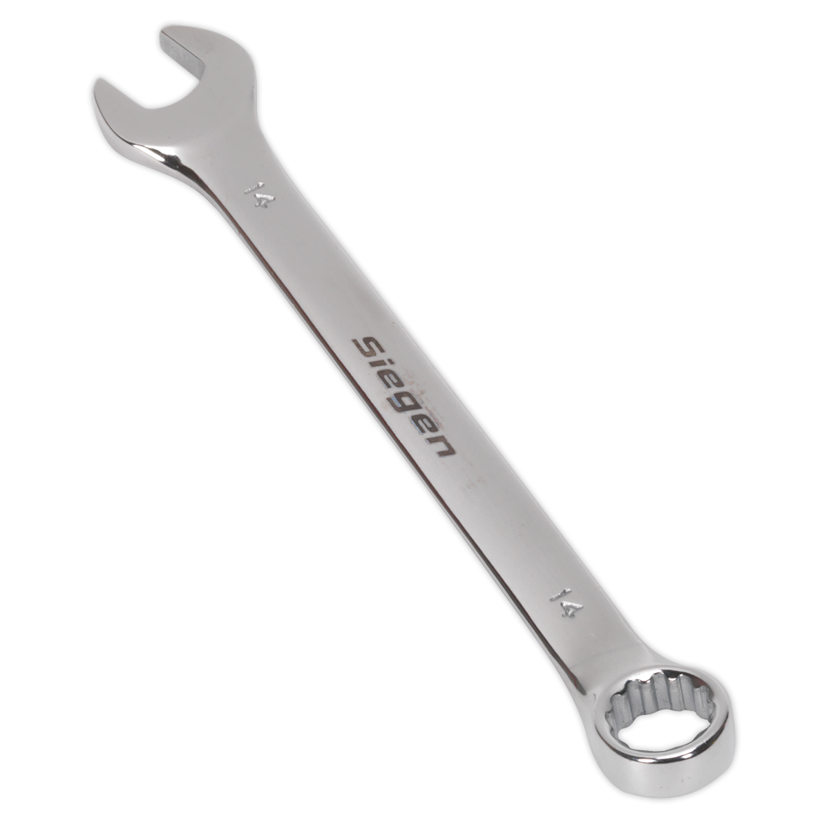 Sealey WallDrive Combi Spanner Chrome Vanadium Steel Polished Finish 14mm S01014