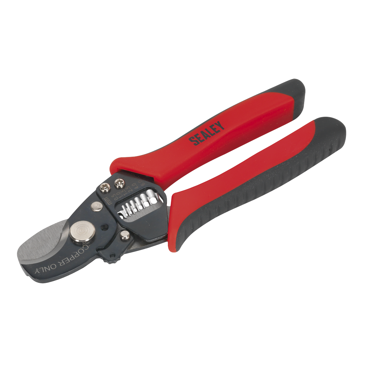 Sealey Wire Stripping & Cutting Pliers Soft Grip Handles & Safety Lock AK2266