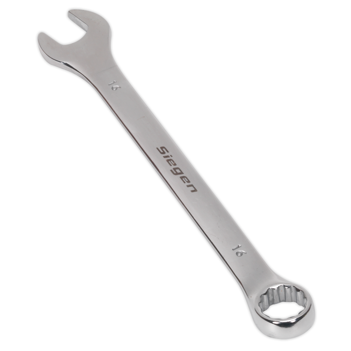 Sealey WallDrive Combi Spanner Chrome Vanadium Steel Polished Finish 16mm S01016