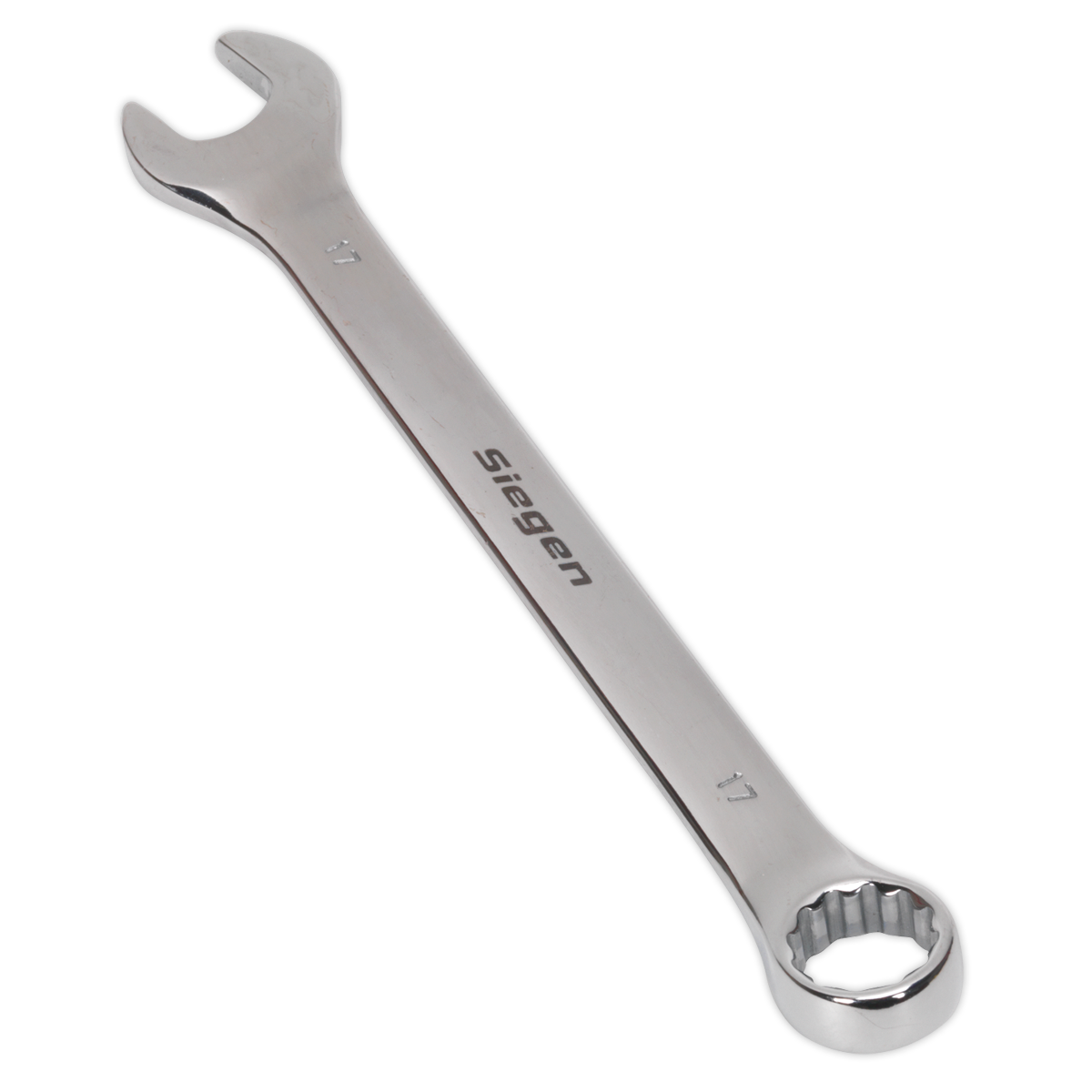 Sealey WallDrive Combi Spanner Chrome Vanadium Steel Polished Finish 17mm S01017