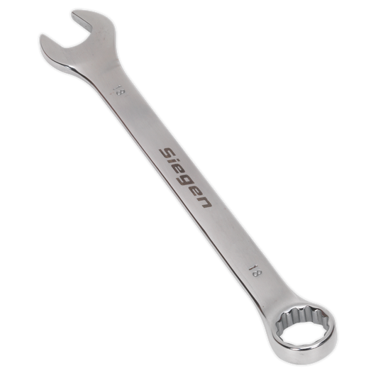 Sealey WallDrive Combi Spanner Chrome Vanadium Steel Polished Finish 18mm S01018