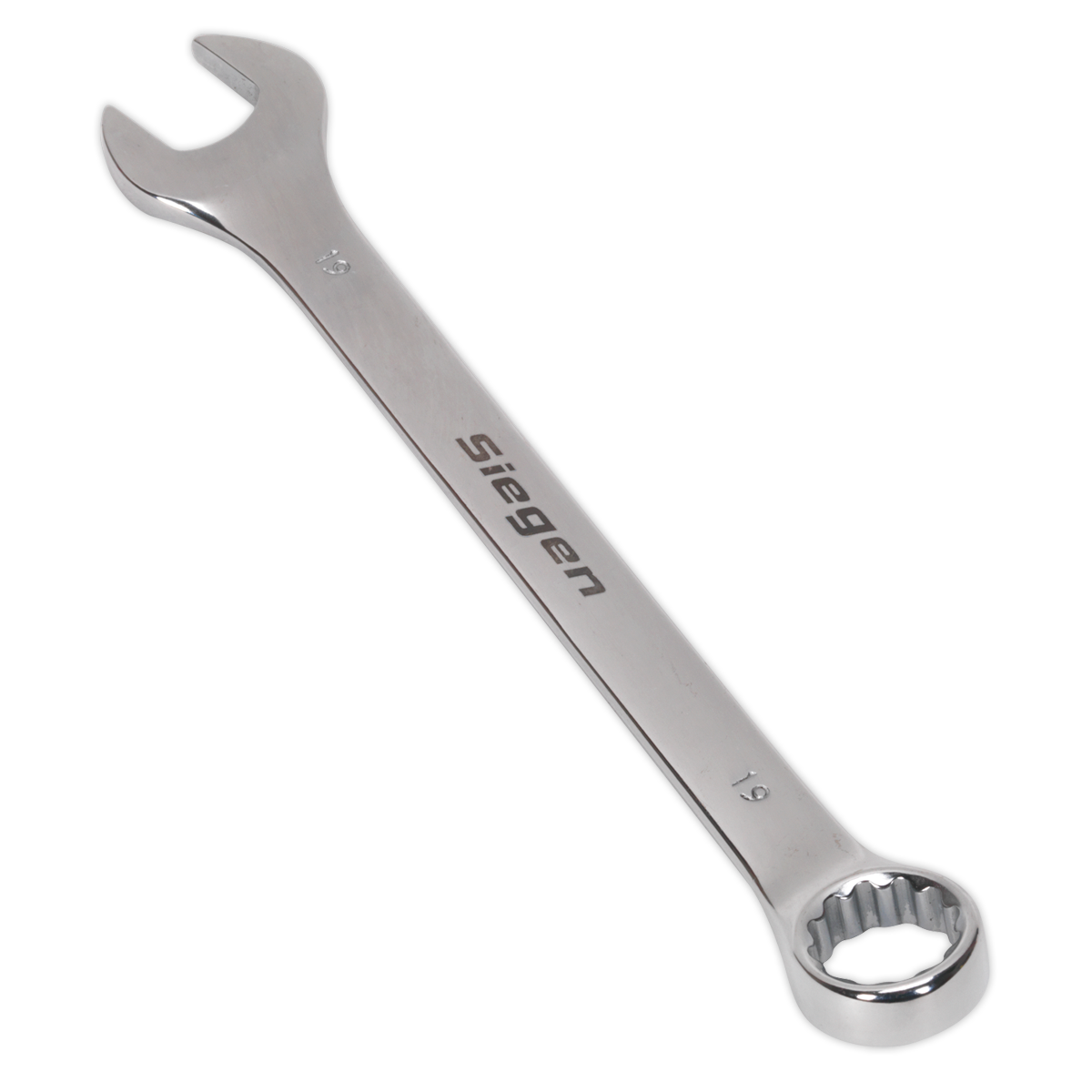 Sealey WallDrive Combi Spanner Chrome Vanadium Steel Polished Finish 19mm S01019