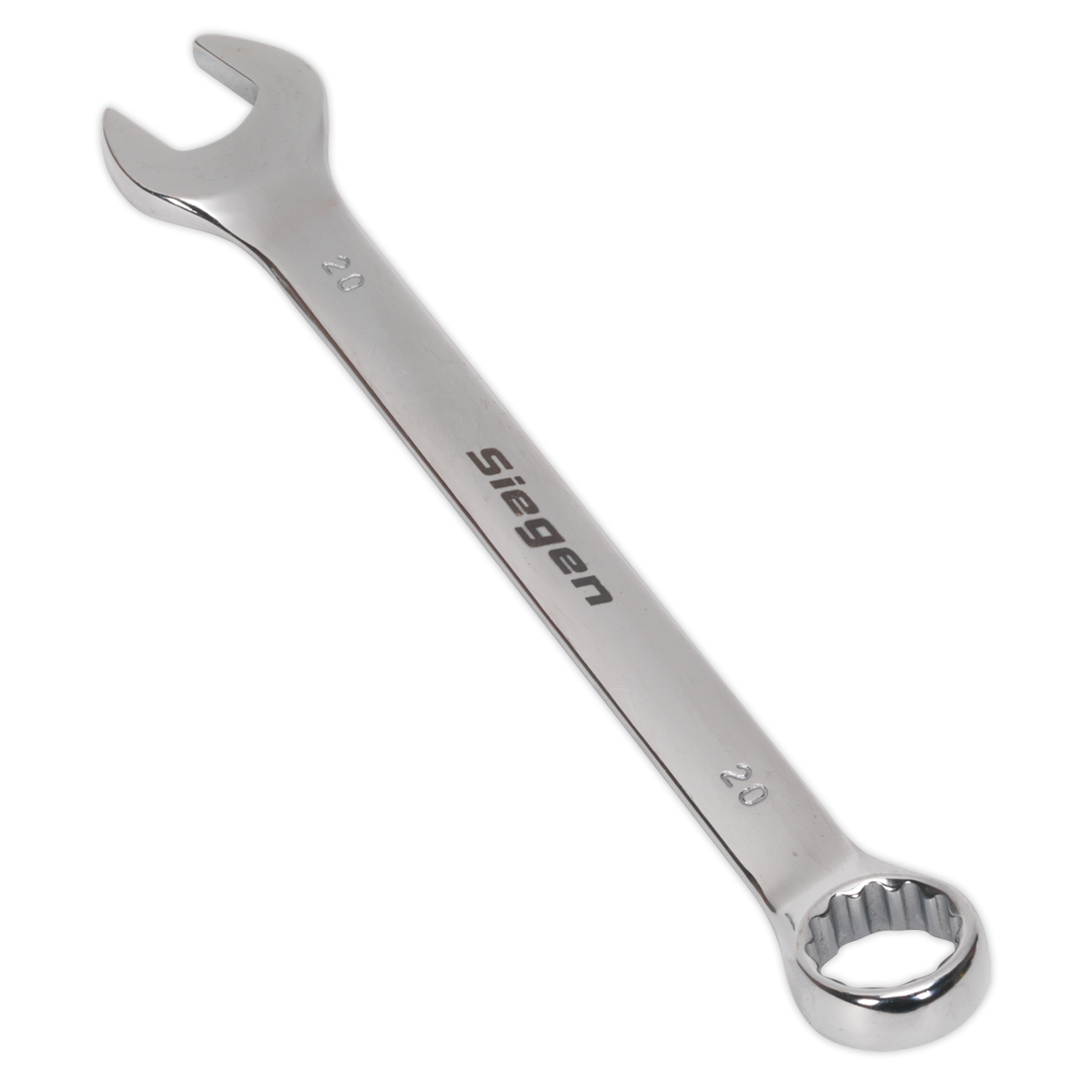 Sealey WallDrive Combi Spanner Chrome Vanadium Steel Polished Finish 20mm S01020