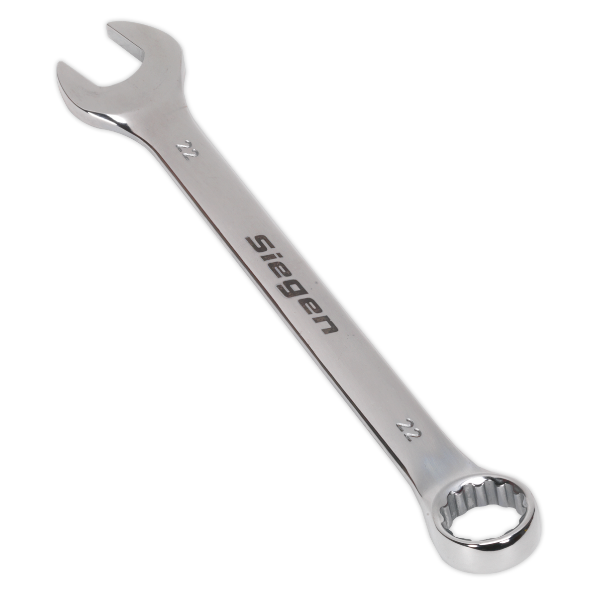 Sealey WallDrive Combi Spanner Chrome Vanadium Steel Polished Finish 22mm S01022