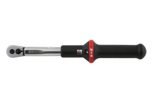 LASER 5865 1/4" Drive Torque Wrench 5-25Nm With Audible Click and Calibration