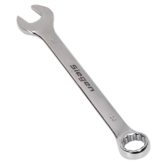 Sealey WallDrive Combi Spanner Chrome Vanadium Steel Polished Finish 23mm S01023