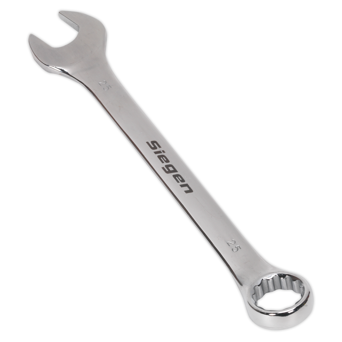 Sealey WallDrive Combi Spanner Chrome Vanadium Steel Polished Finish 25mm S01025