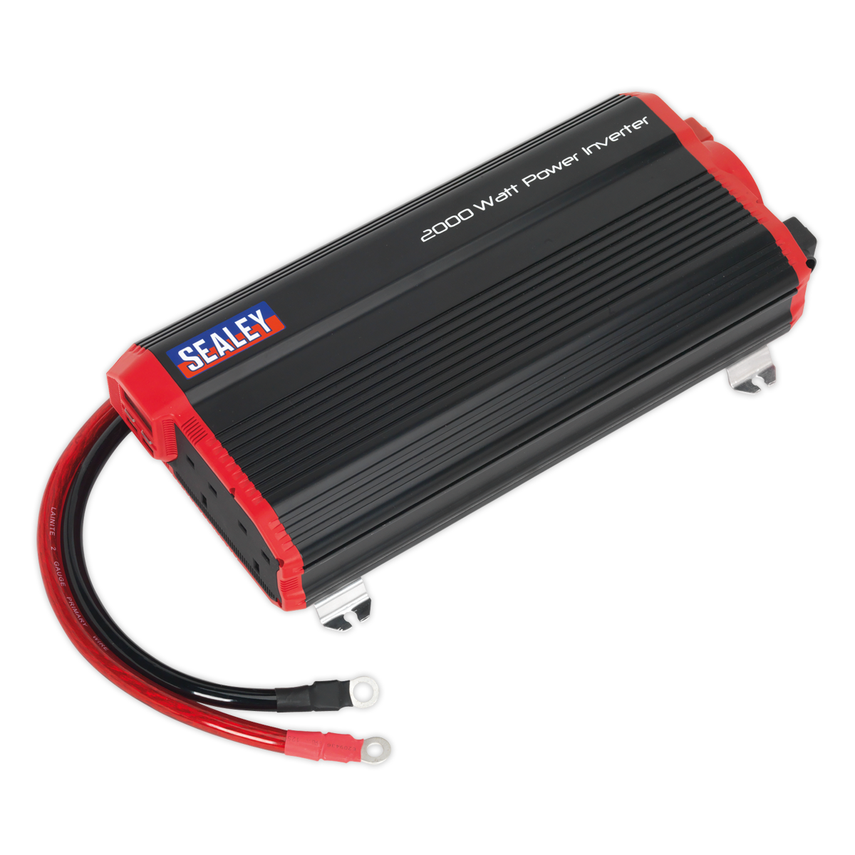 Sealey Power Inverter Modified Sine Wave 2000W 12V DC - 230V 50Hz PI2000