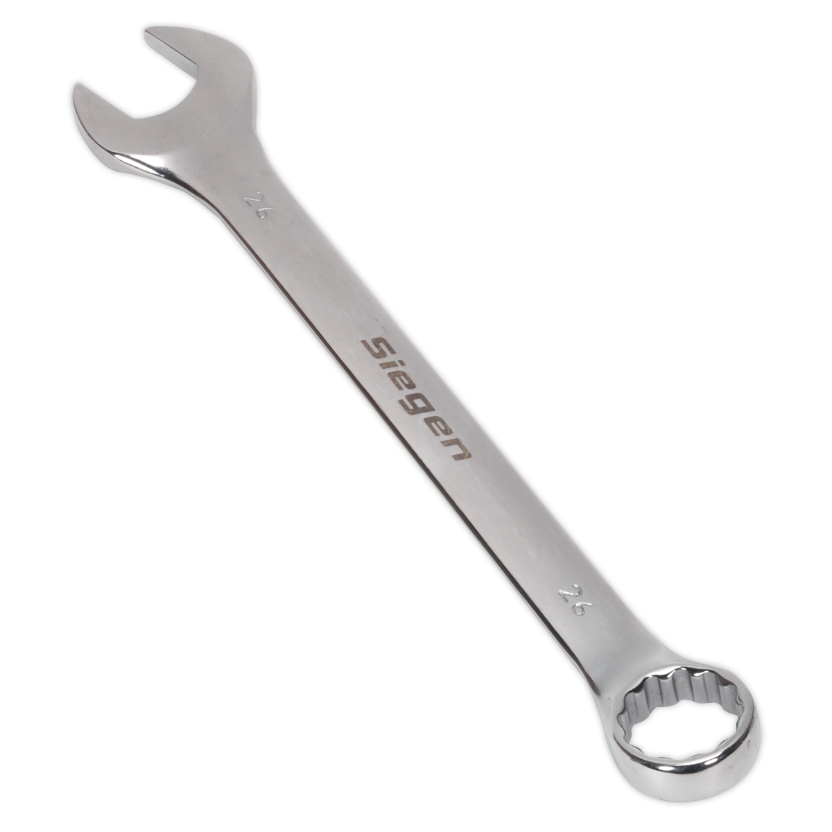 Sealey WallDrive Combi Spanner Chrome Vanadium Steel Polished Finish 26mm S01026