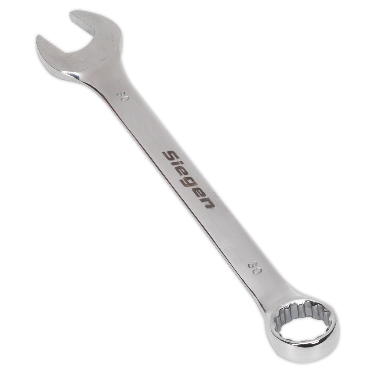 Sealey WallDrive Combi Spanner Chrome Vanadium Steel Polished Finish 30mm S01030