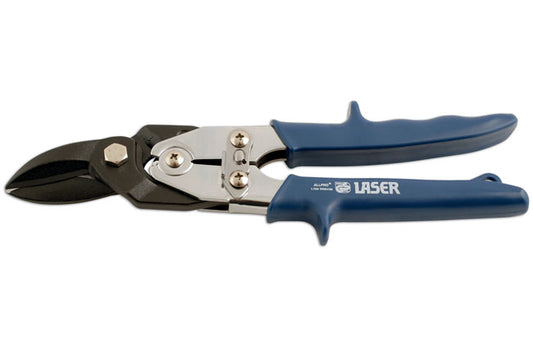 LASER 1458 Cutting Pliers Tin Snips 250mm Straight Right Cut Chrome Molybdenum