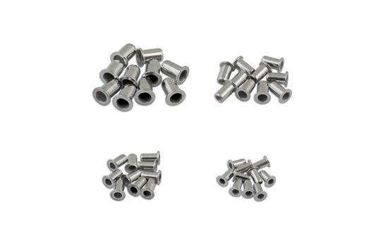 LASER 5869 40Pcs Blind Rivet Pliers Nut Rivet Set M3 M4 M5 M6 Tools Aluminium
