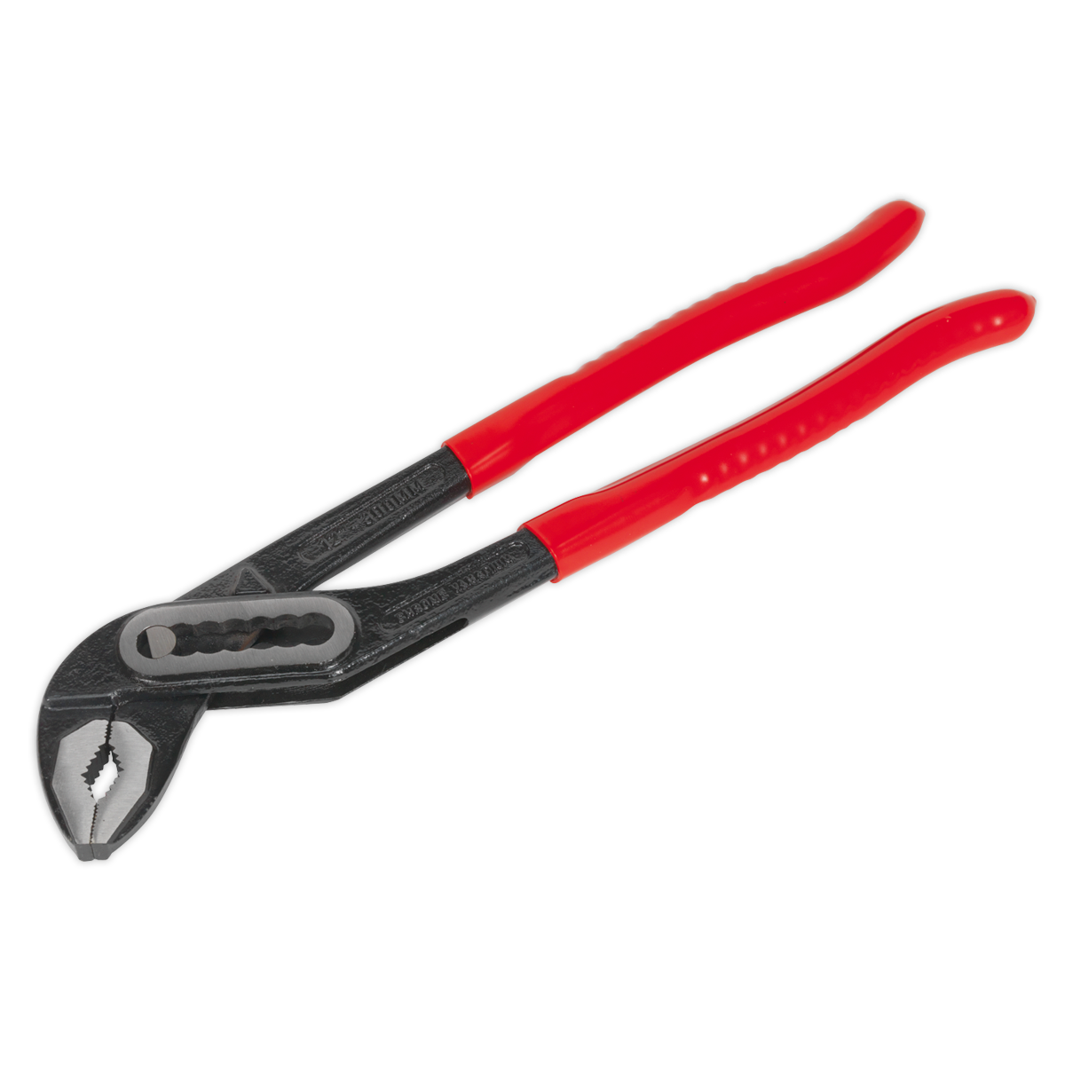 Sealey Water Pump Pliers With Vinyl Dipped Handles 300mm Blackened Finish S01057