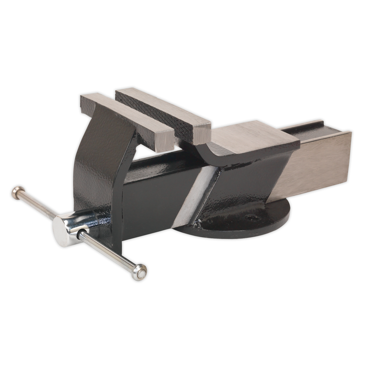 Sealey 150mm Steel Fabricated Bench Mounting Vice With Anvil At Rear S01083