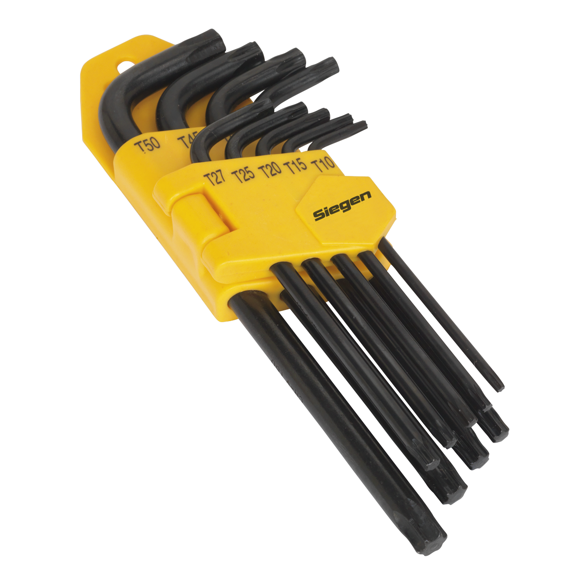 Sealey TRX-Star Key Set 9 Pieces Long Hardened Chrome Vanadium Steel S01095