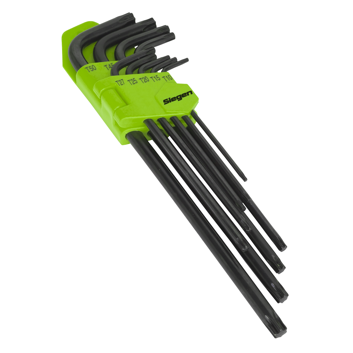 Sealey TRX-Star Key Set 9 Pcs Extra-Long Hardened Chrome Vanadium Steel S01096