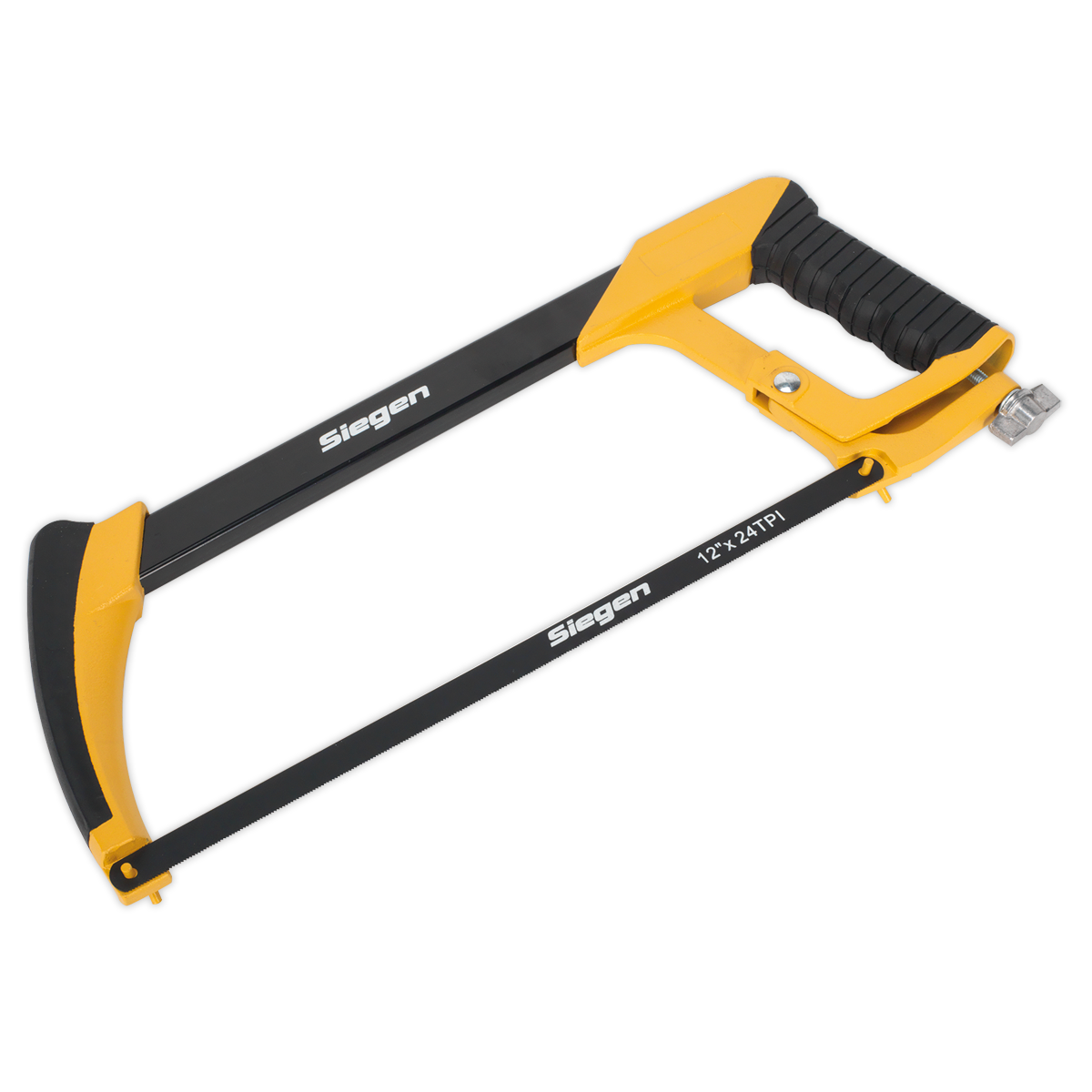 Sealey Engineers Hacksaw With Aluminium Handle Rubberised Grips 300mm S01101