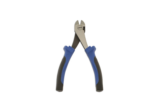 LASER 5891 160mm Heavy Duty Side Cutters Chrome Vanadium Steel Blades Soft Grip