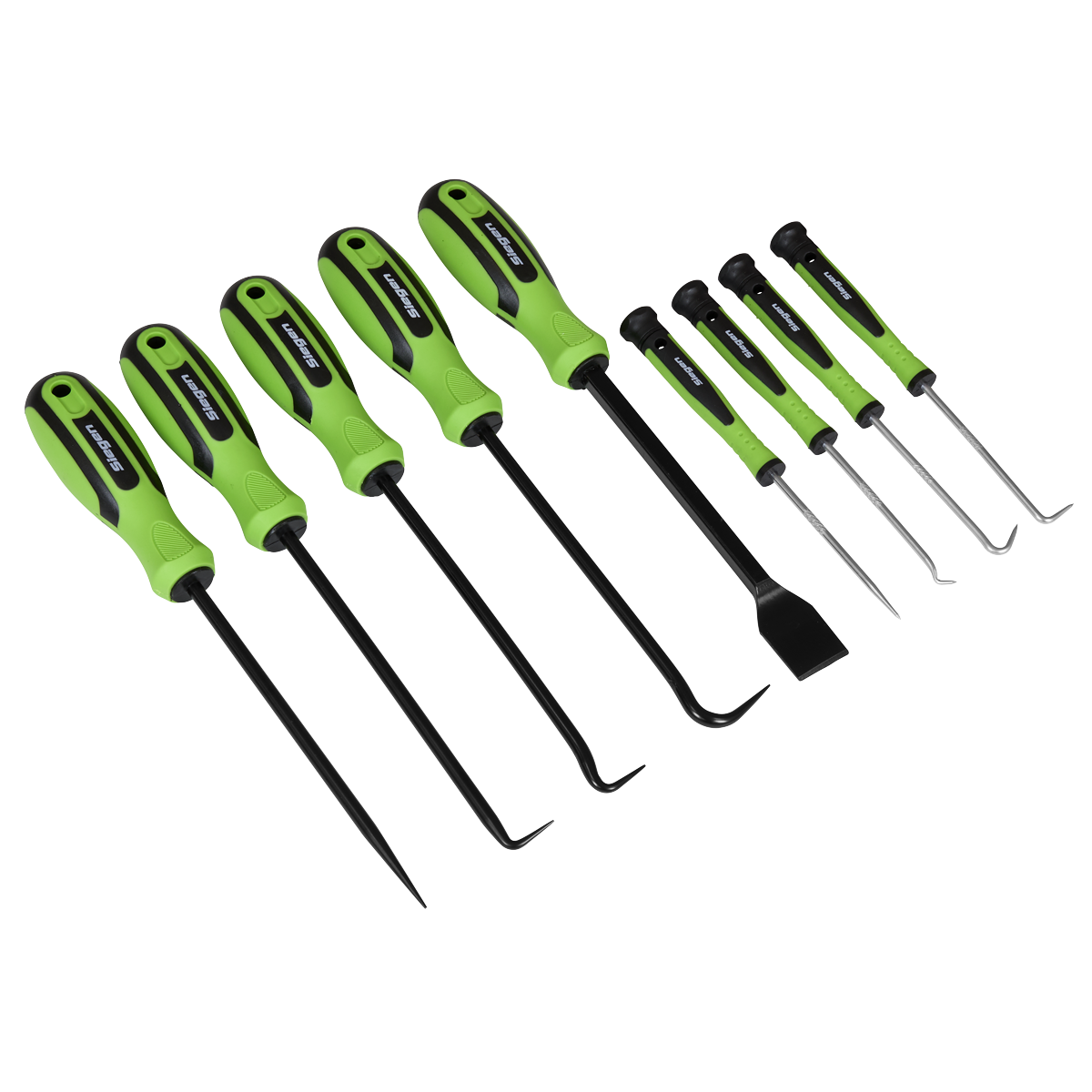 Sealey Scraper & Hook Set With Ergonomically Styled Handles 9 Pieces S01103