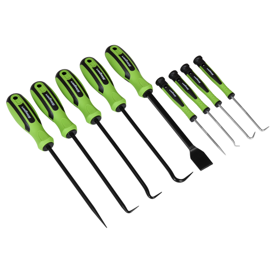 Sealey Scraper & Hook Set With Ergonomically Styled Handles 9 Pieces S01103
