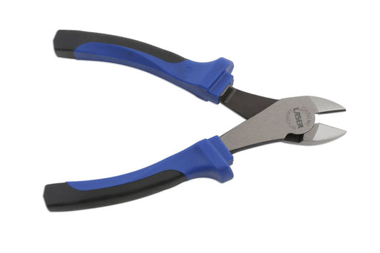 LASER 5892 180mm Heavy Duty Side Cutters Chrome Vanadium Steel Blades Soft Grip