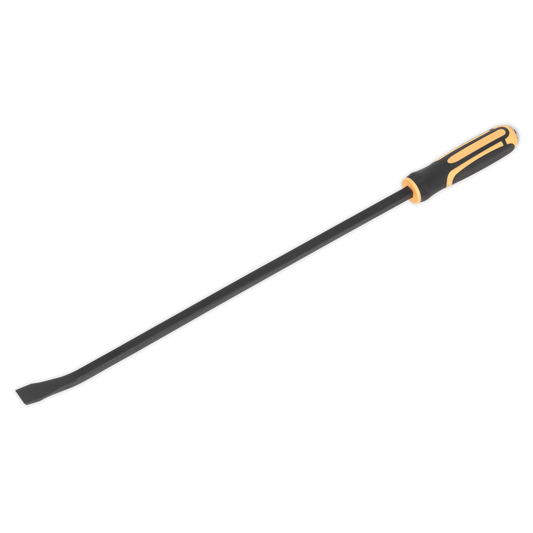 Sealey 610mm Heavy Duty 25° Pry Bar With Hammer Cap Yellow/Black S01137