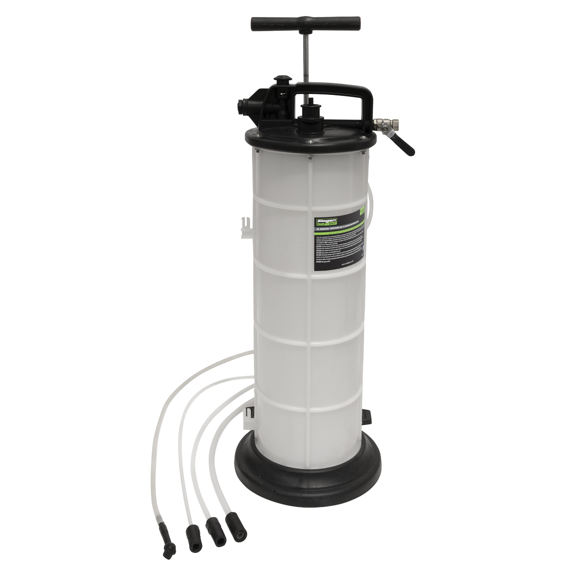 Sealey Vacuum Oil/Fluid Extractor From Composite Materials Manual/Air 9L S01168