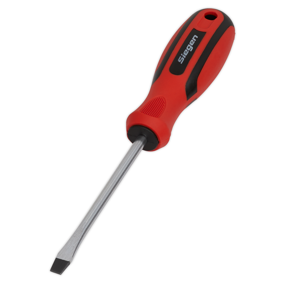Sealey Screwdriver Slotted With Contoured Soft Grip Handle 6 x 100mm S01174