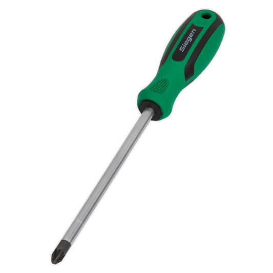 Sealey Screwdriver Pozi 3 x 150mm With Contoured Soft Grip Handle S01187